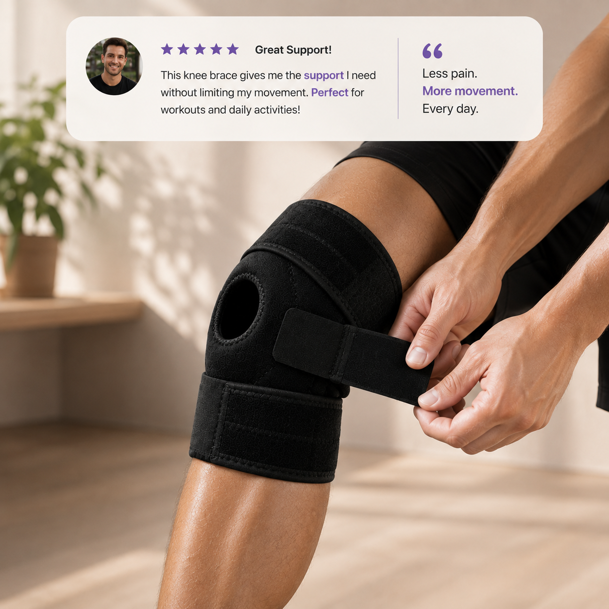 VELNOLEX™ Adjustable Knee Brace